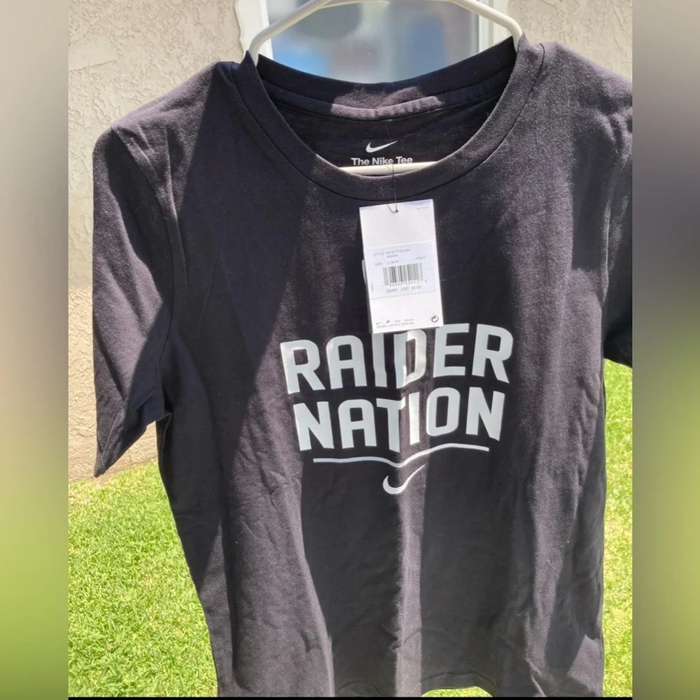 Nike Las Vegas Raiders Kids T-shirt Size Large 14/16 New With Tags